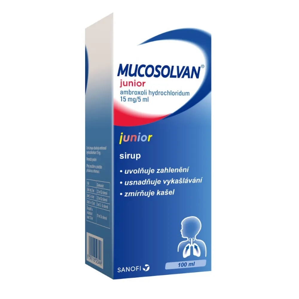 Mucosolvan Junior 3mg/ml sir. 100ml