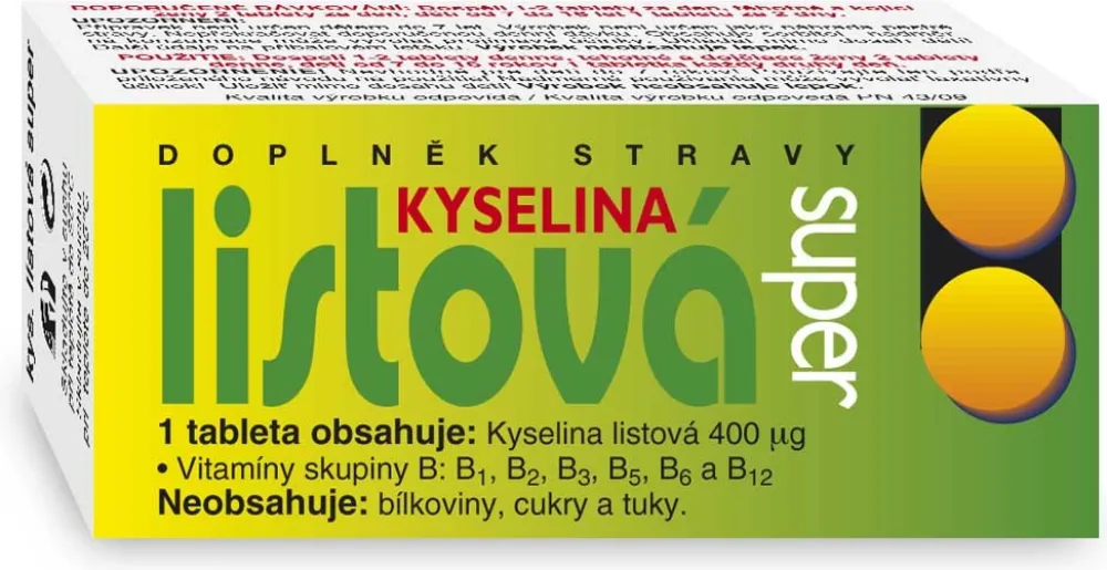 NATURVITA Kyselina listová Super tbl.60