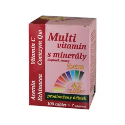 MedPharma Multivitamín s minerály+extra C tbl.107