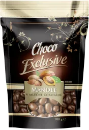 POEX Choco Exclusive Mandle v mléčné čokoládě 700g