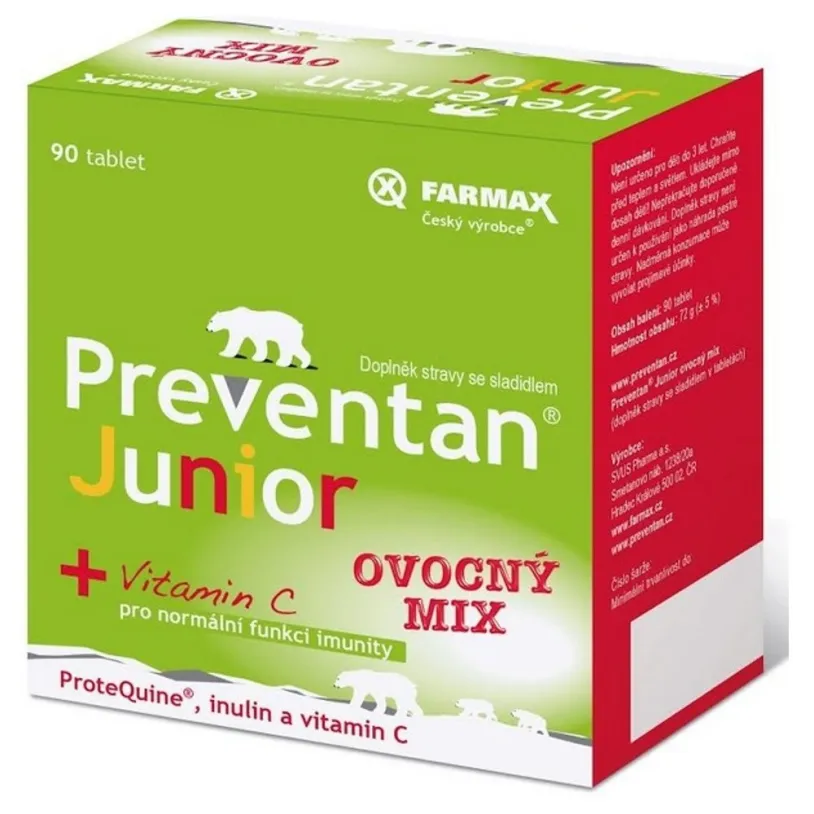 Preventan Junior ovocný mix tbl.90