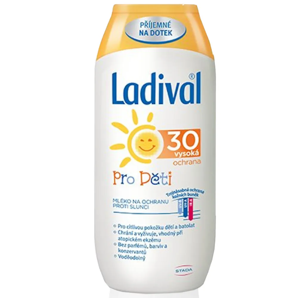Ladival dětská pokožka mléko OF30 200ml