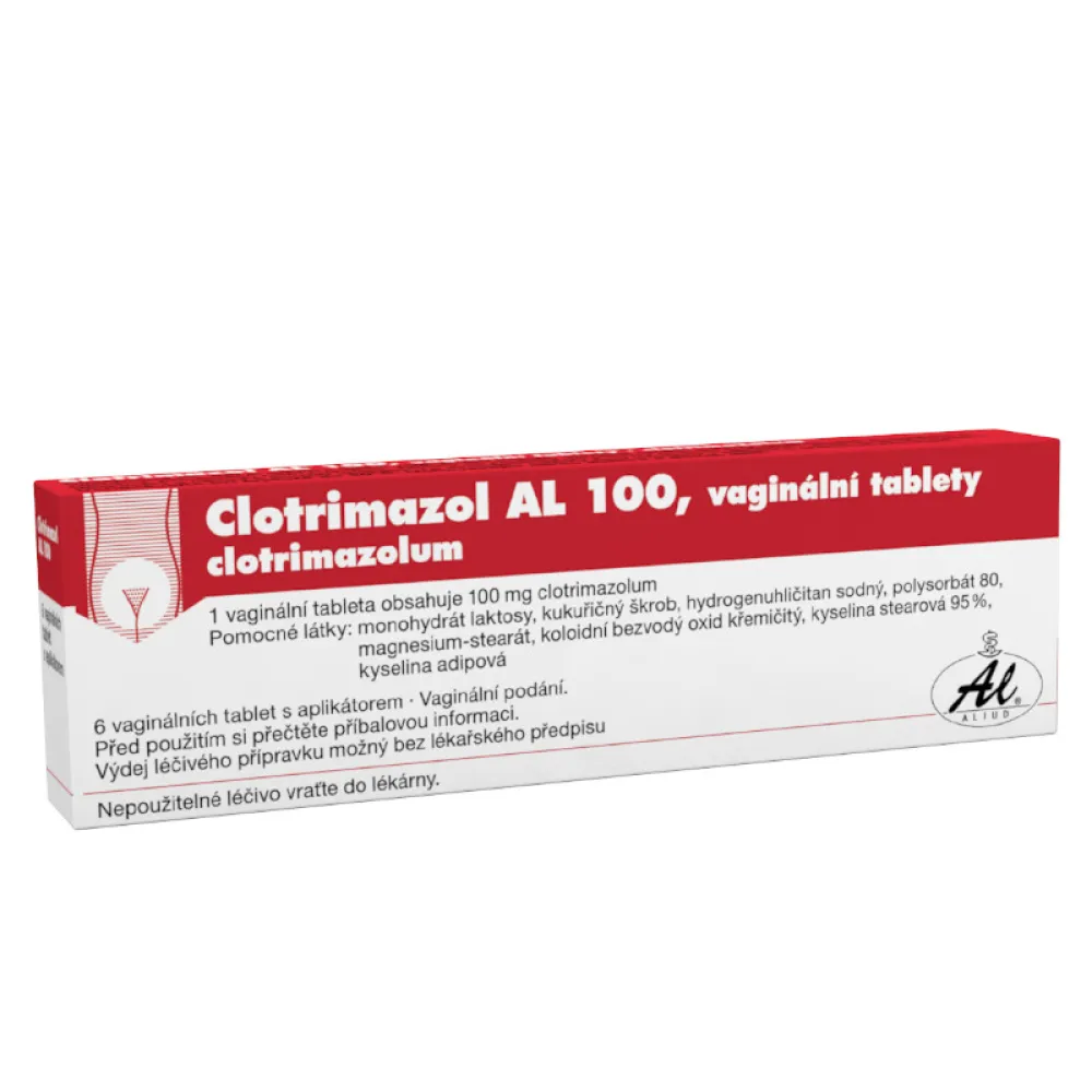 Clotrimazol AL 100 tbl.vag.6x100mg+apl.