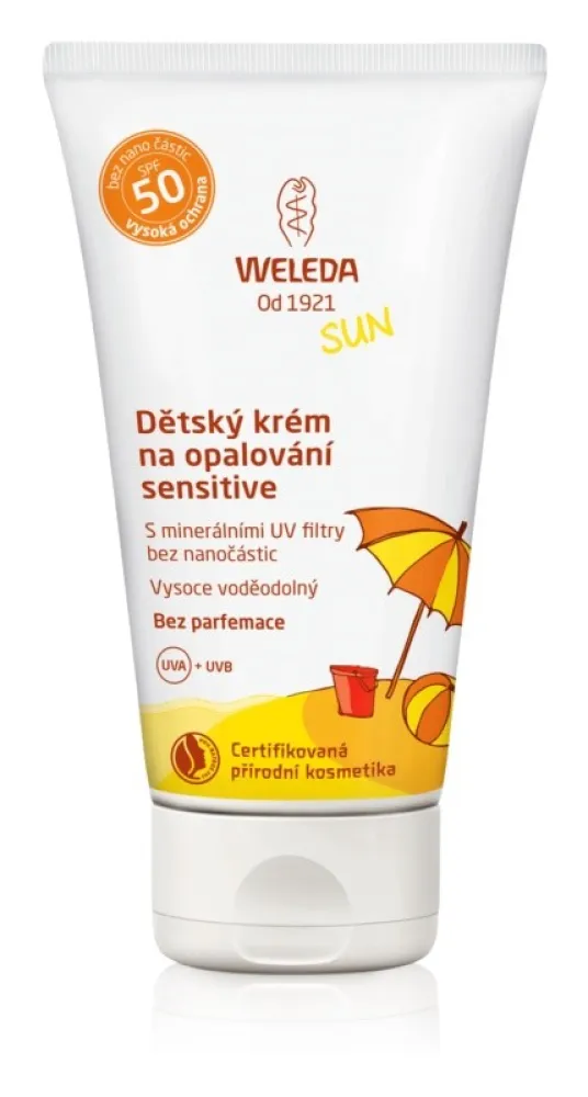 Weleda Sensitive dětský krém na opalování SPF50 50 ml