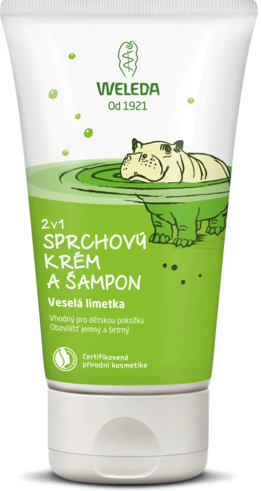 WELEDA 2v1 sprch.krém a šamp.Veselá limetka 150ml