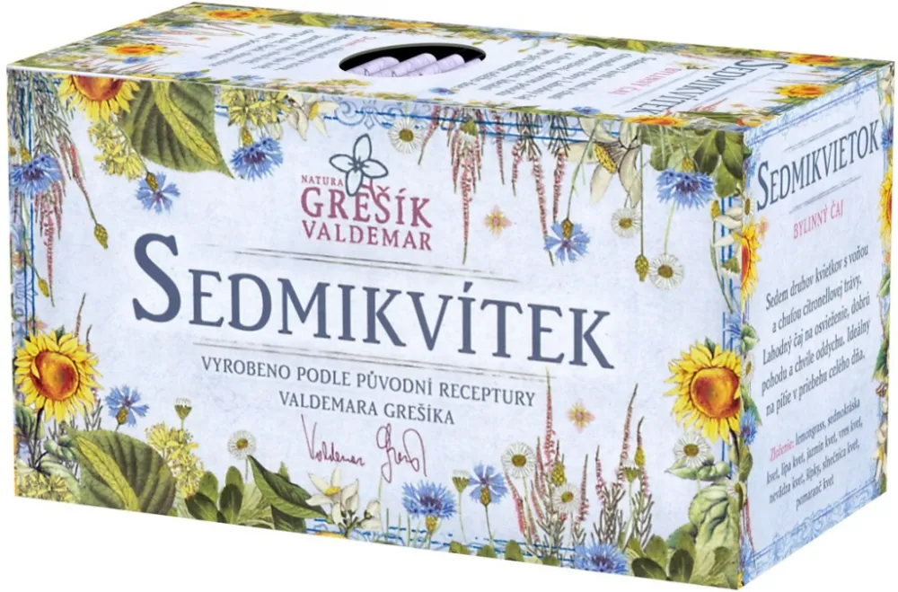 Grešík Sedmikvítek čaj 20x1g