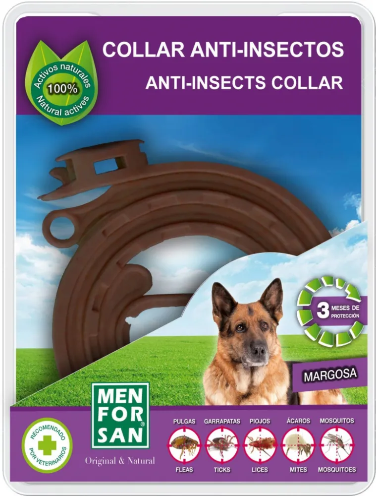 Menforsan Antipar.obojek klíšť.blech.pro psy 57cm