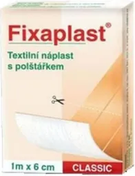 FIXAplast CLASSIC tex.náplast s polštářkem 1mx6cm