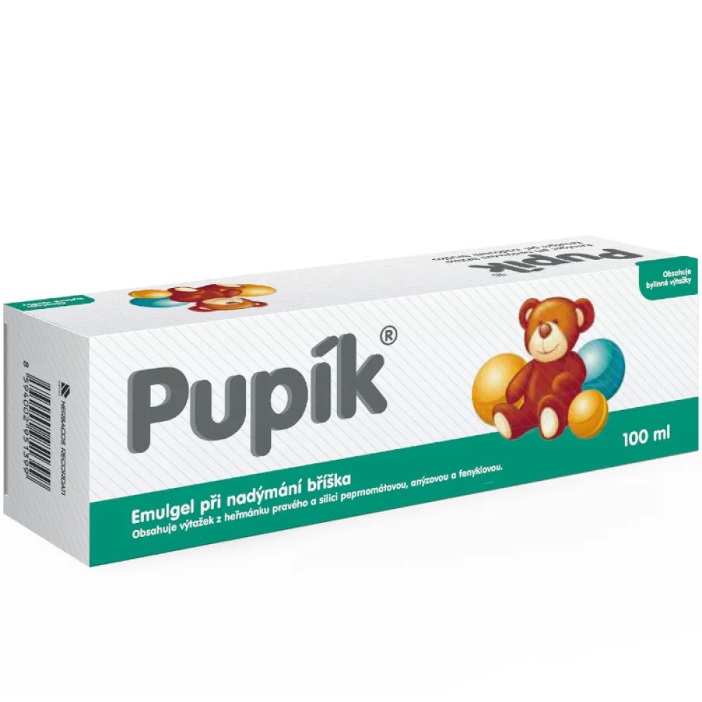 Pupík emulgel při nadýmání bříška 100ml