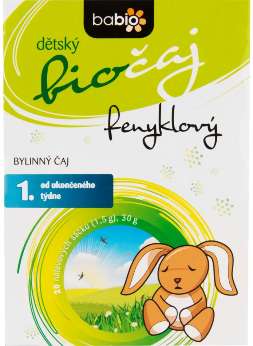 BABIO dětský biočaj fenyklový 20x1.5g 1T