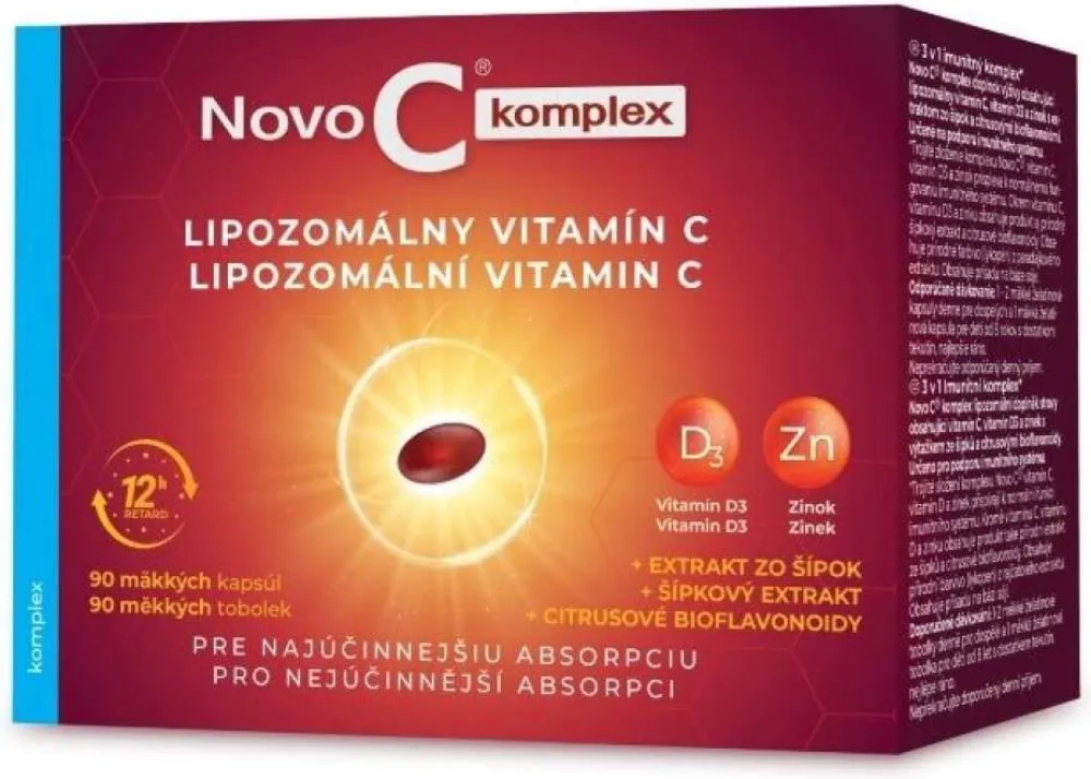 Novo C komplex Lipozomální vitamín C tob.90