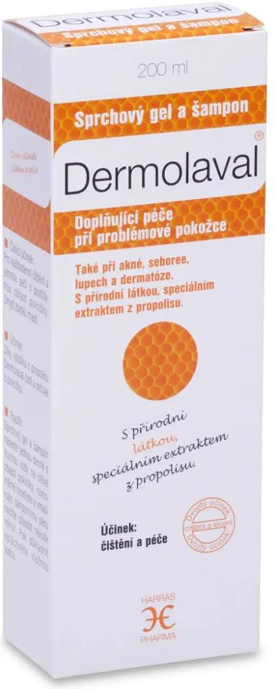 Dermolaval sprchový gel a šampon 200ml