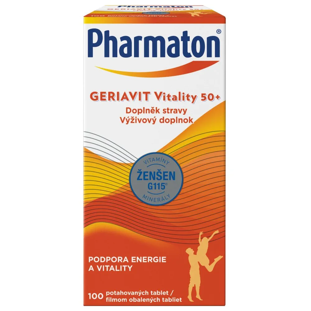 Pharmaton Geriavit Vitality 50+ tbl.100