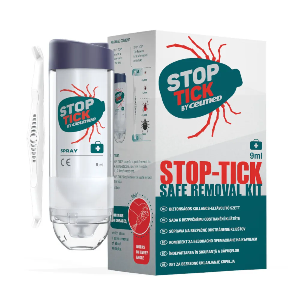 Stop Tick sada k odstraňování klíšťat 9ml