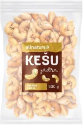 Allnature Kešu pražená solená 500g