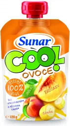Sunar Cool ovoce broskev jablko banán 120g