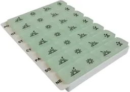 Dávkovač léků OBZOR typ 04 týdenní