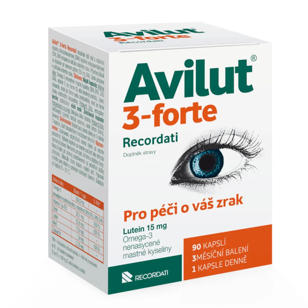 Avilut 3-forte Recordati cps.90