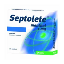 Septolete menthol 1mg pas.30 II