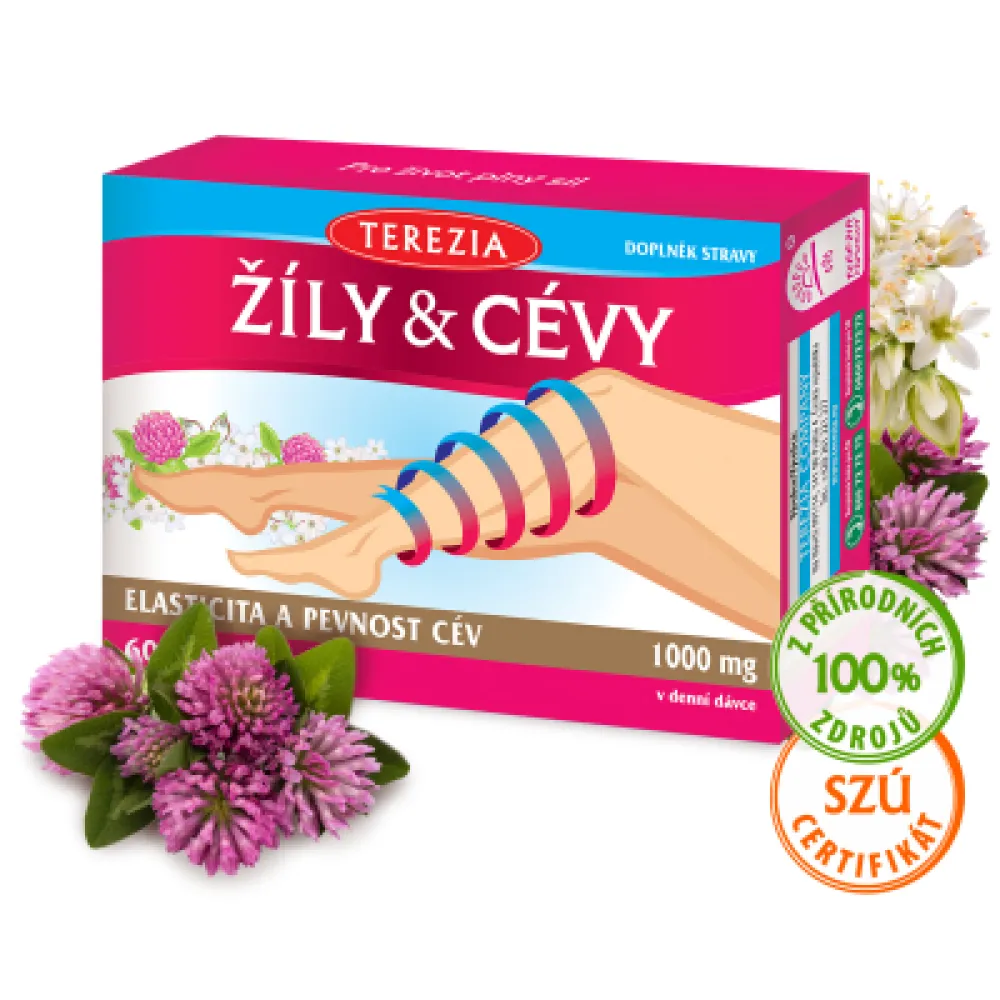 TEREZIA ŽÍLY & CÉVY 60 kapslí