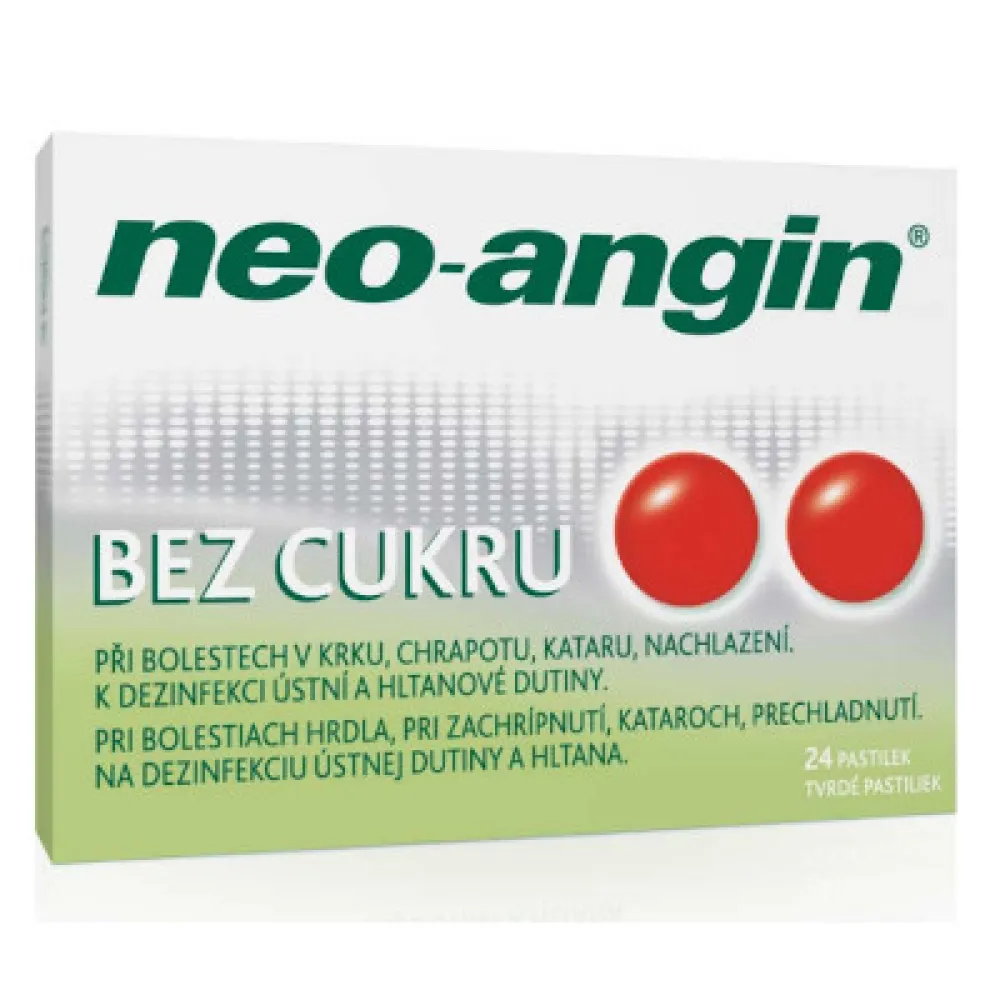 Neo-angin bez cukru 1.2mg/0.6mg/5.72mg pas.24