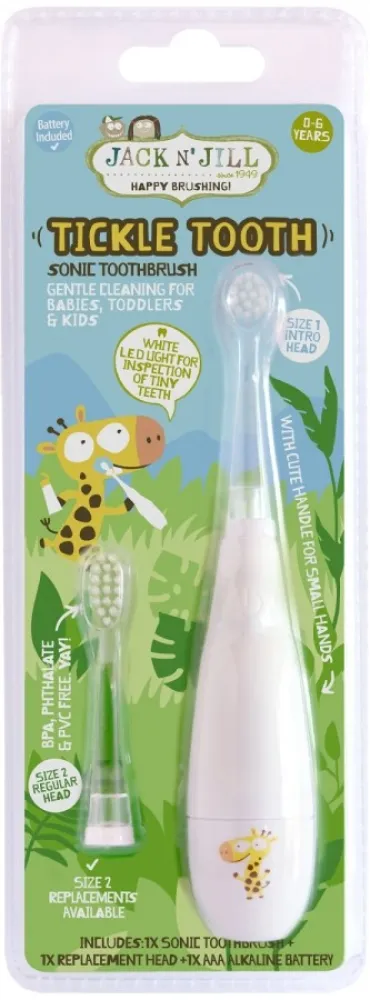 Jack N Jill Sonický dětský zubní kartáček Tickle