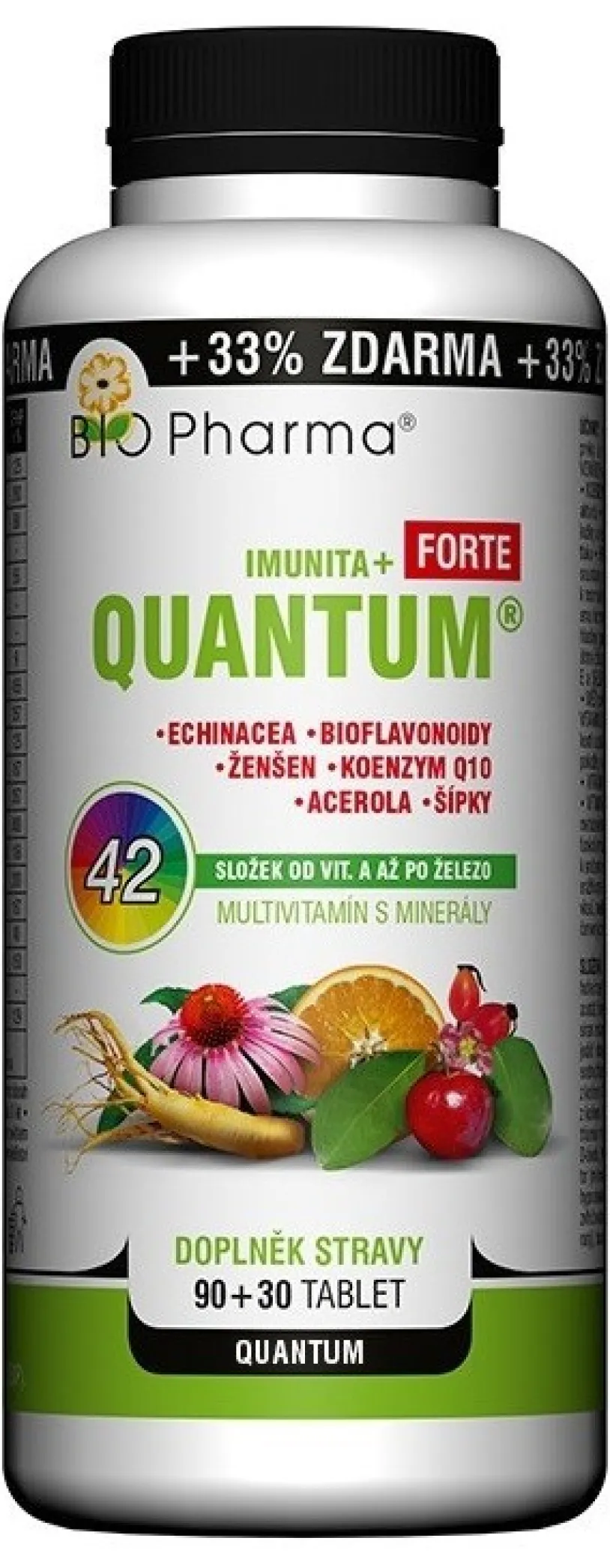 Quantum Imunita+ Forte 42 složek tbl.90+30 Bio-Ph.