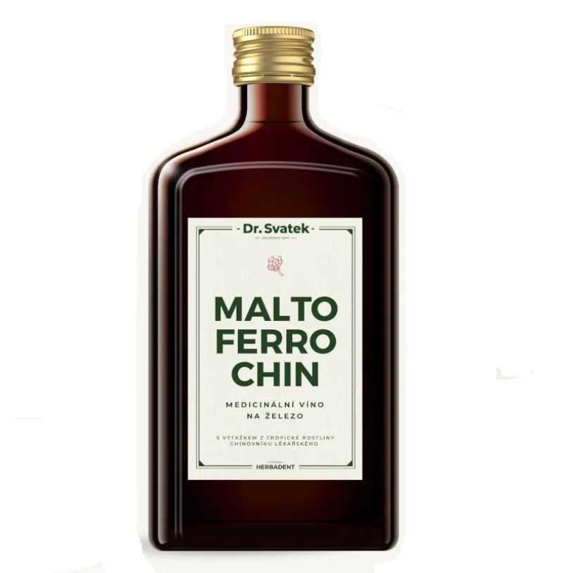 Dr.Svatek MALTOFERROCHIN Medicinální víno 500ml