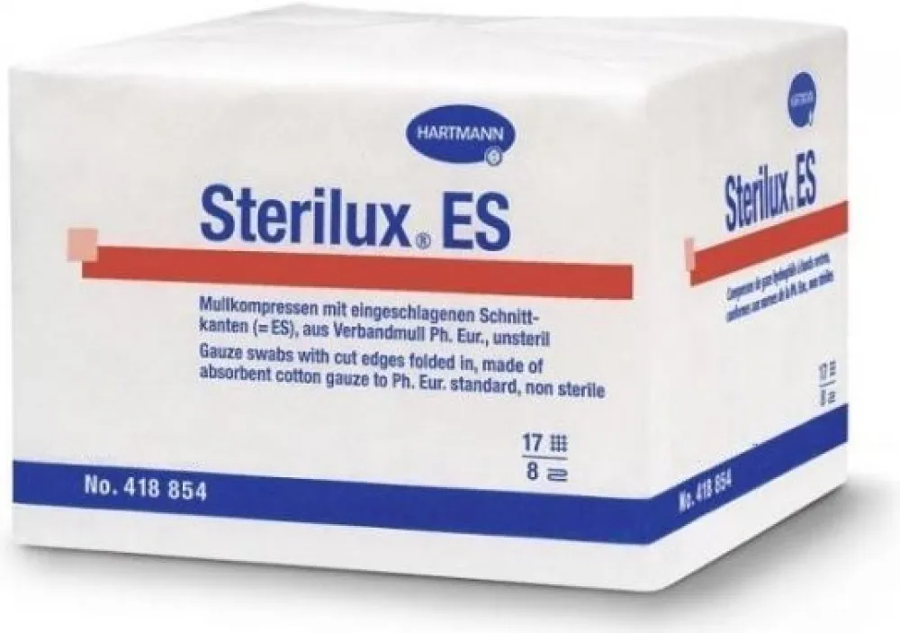 Gáza kompr.nest.Sterilux ES 10x10cm/100ks 13vl8vrs