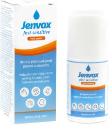 Jenvox Fast Sensitive pocení a zápach roll-on 50ml