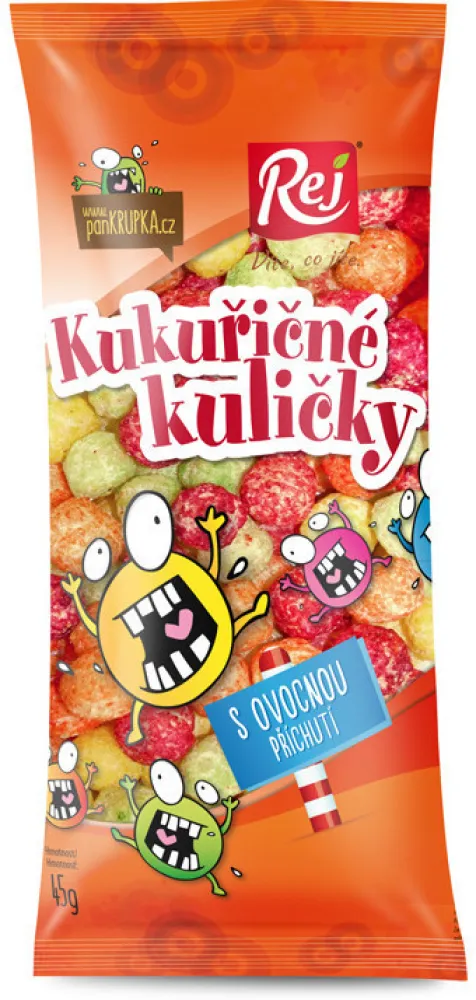 Kukuřičné ovocné kuličky bezlepkové 45g