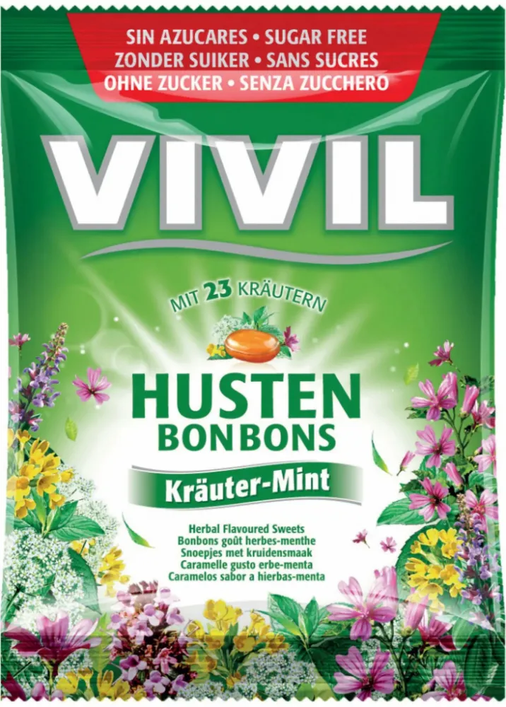 Vivil Byliny 23druhů bez cukru (proti kašli) 60g