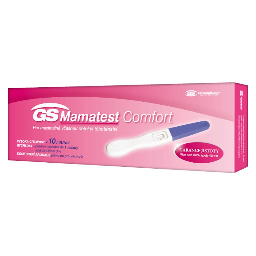 GS Mamatest Comfort 10 Těhotenský test ČR/SK