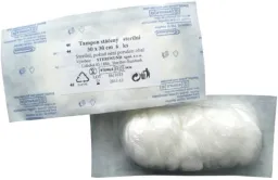 Tampón stáčený z gázy nester.30x30/50ks Steriwund