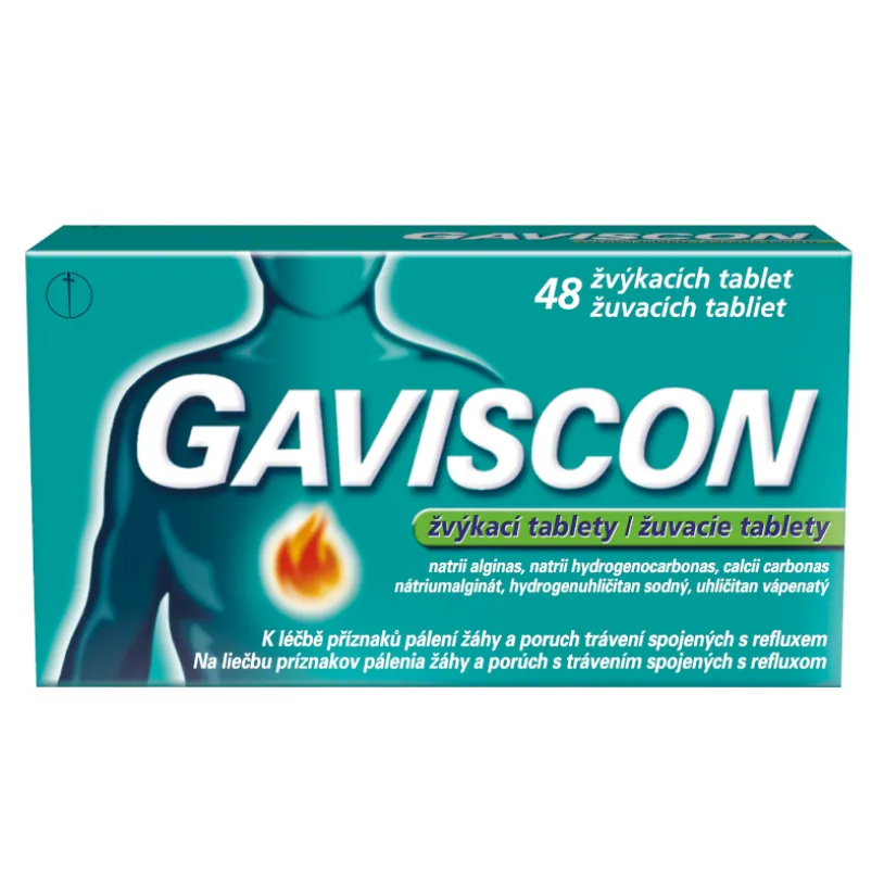 Gaviscon žvýkací tablety tbl.mnd.48
