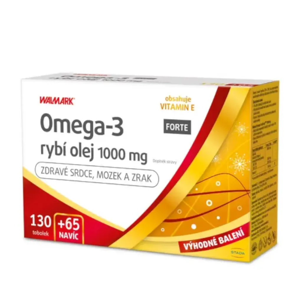 Walmark Omega 3 Forte 1000mg tob.130+65 Promo 2025
