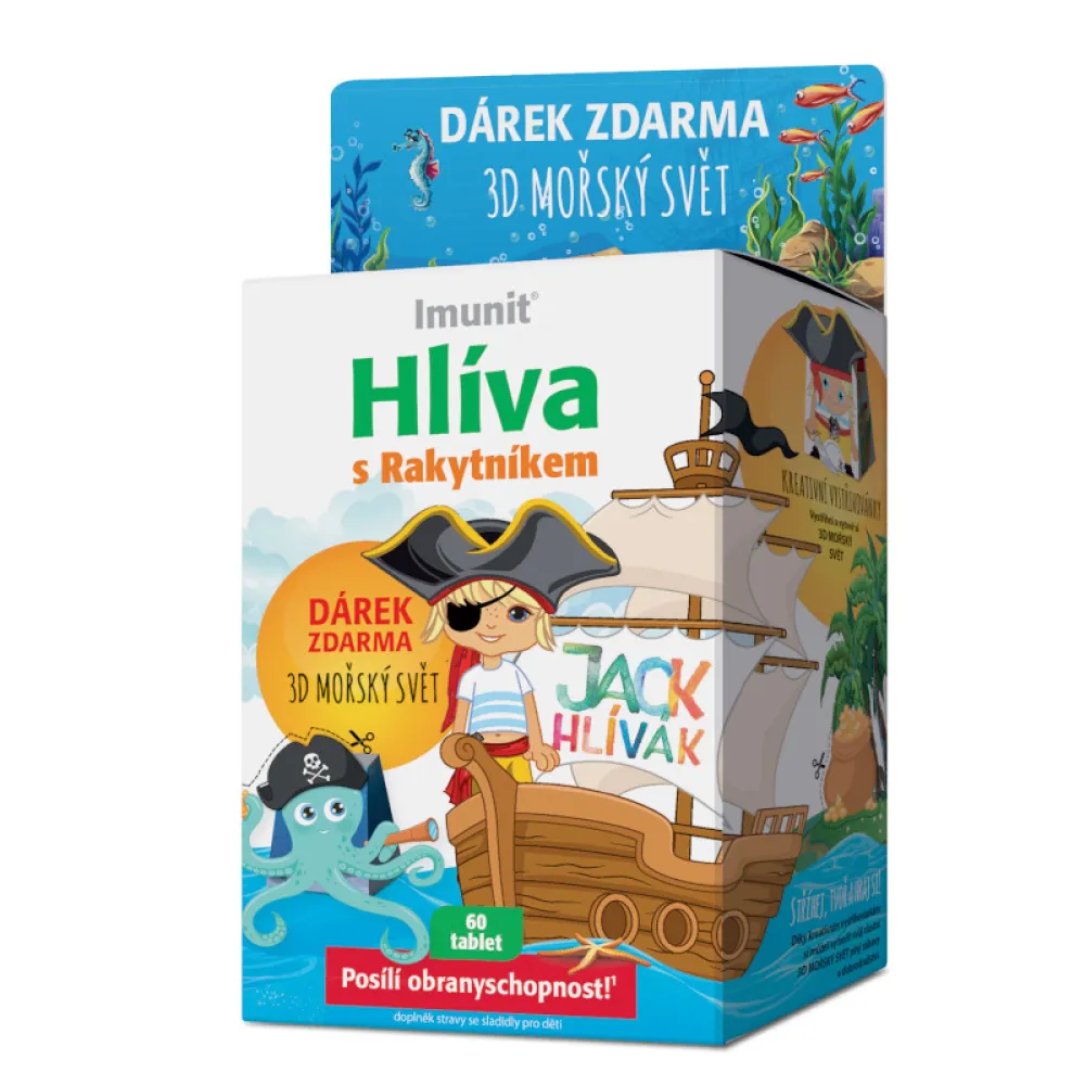 Hlíva JACK HLÍVÁK pro děti tbl.60+3D mořský svět