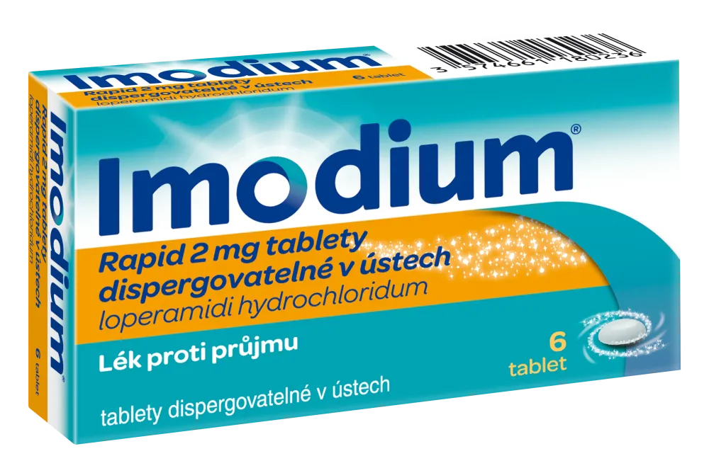 Imodium Rapid 2mg tablety disperg. v ústech 6