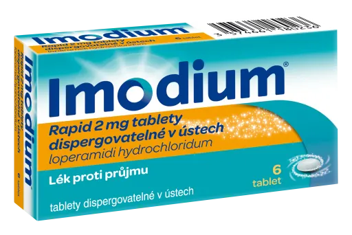 Imodium Rapid 2mg tablety disperg. v ústech 6