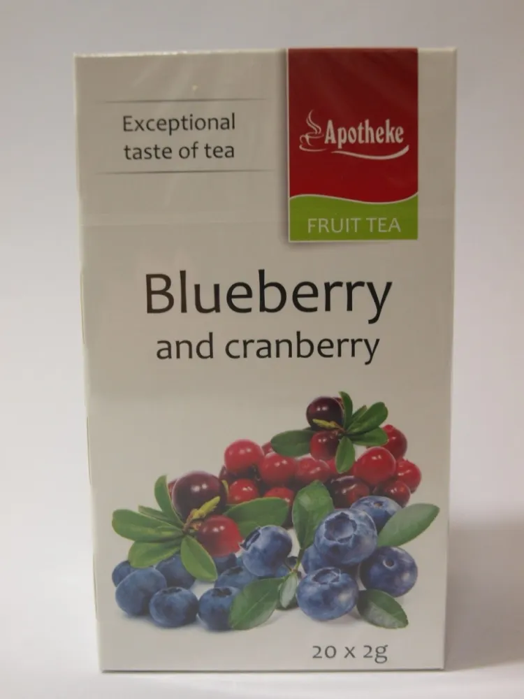 Apotheke Borůvka a brusinka čaj 20x2g