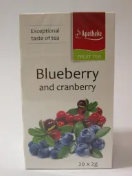 Apotheke Borůvka a brusinka čaj 20x2g