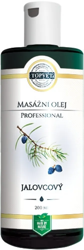 TOPVET PROFESSIONAL Jalovcový masážní olej 200ml