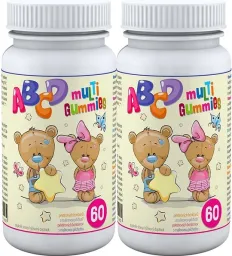 ABCD Multi Gummies 2x60 pektinových bonbónů