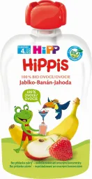 HiPP Hippis jablko-banán-jahoda BIO 4m 100g