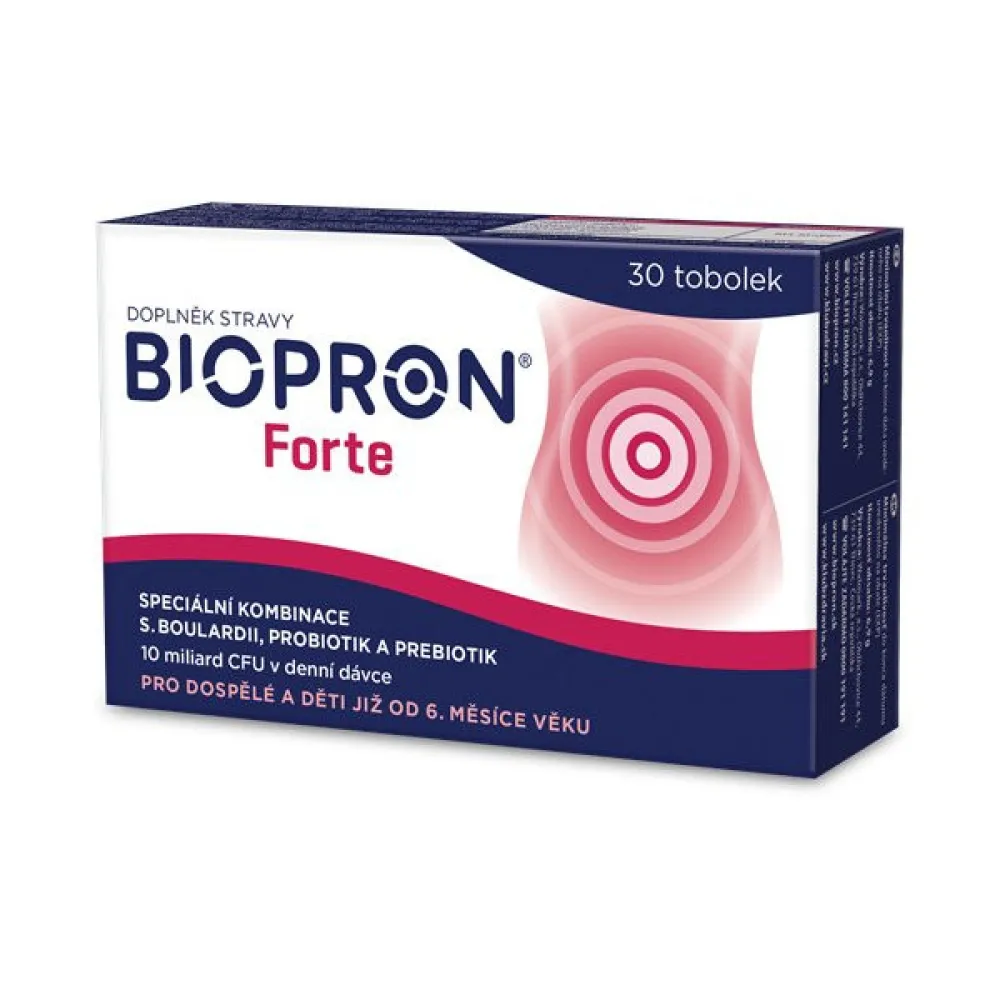 Biopron Forte probiotika a prebiotika tob.30