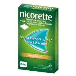 Nicorette FreshFruit Gum 2mg gum.mnd.30