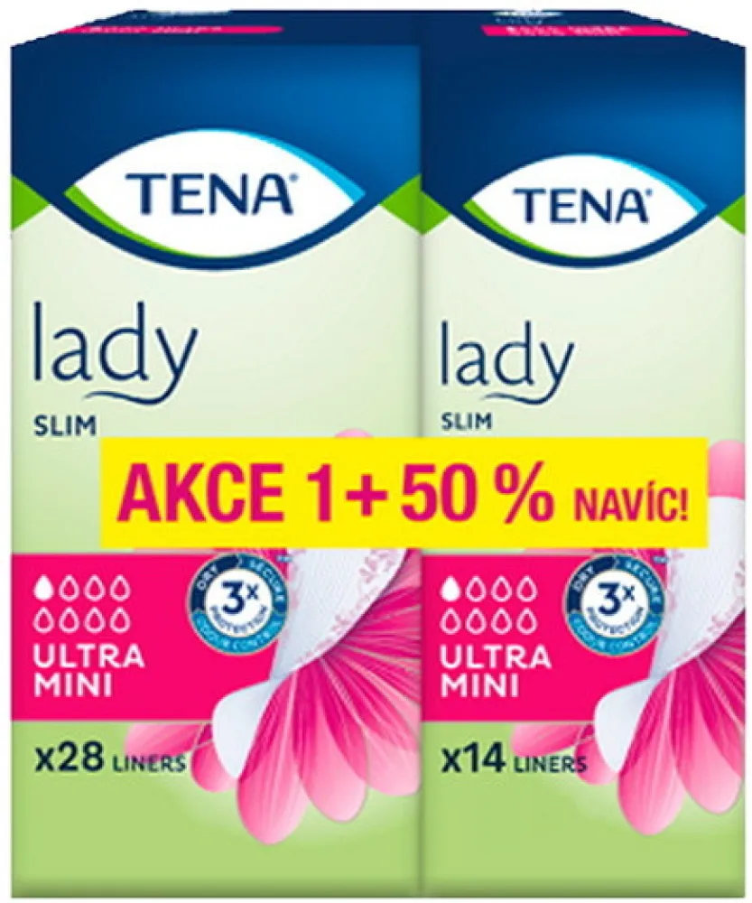 TENA Lady Slim Ultra Mini+50% ink.vlož 42ks 211482