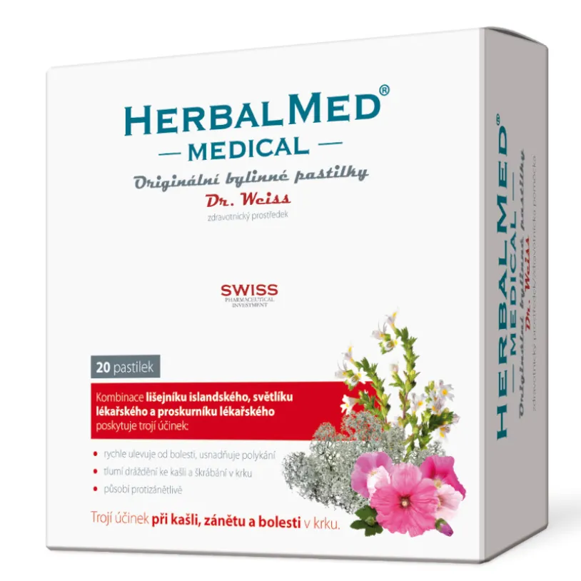 HERBALMED Medical Antivirus Dr. Weiss 20 pastilek