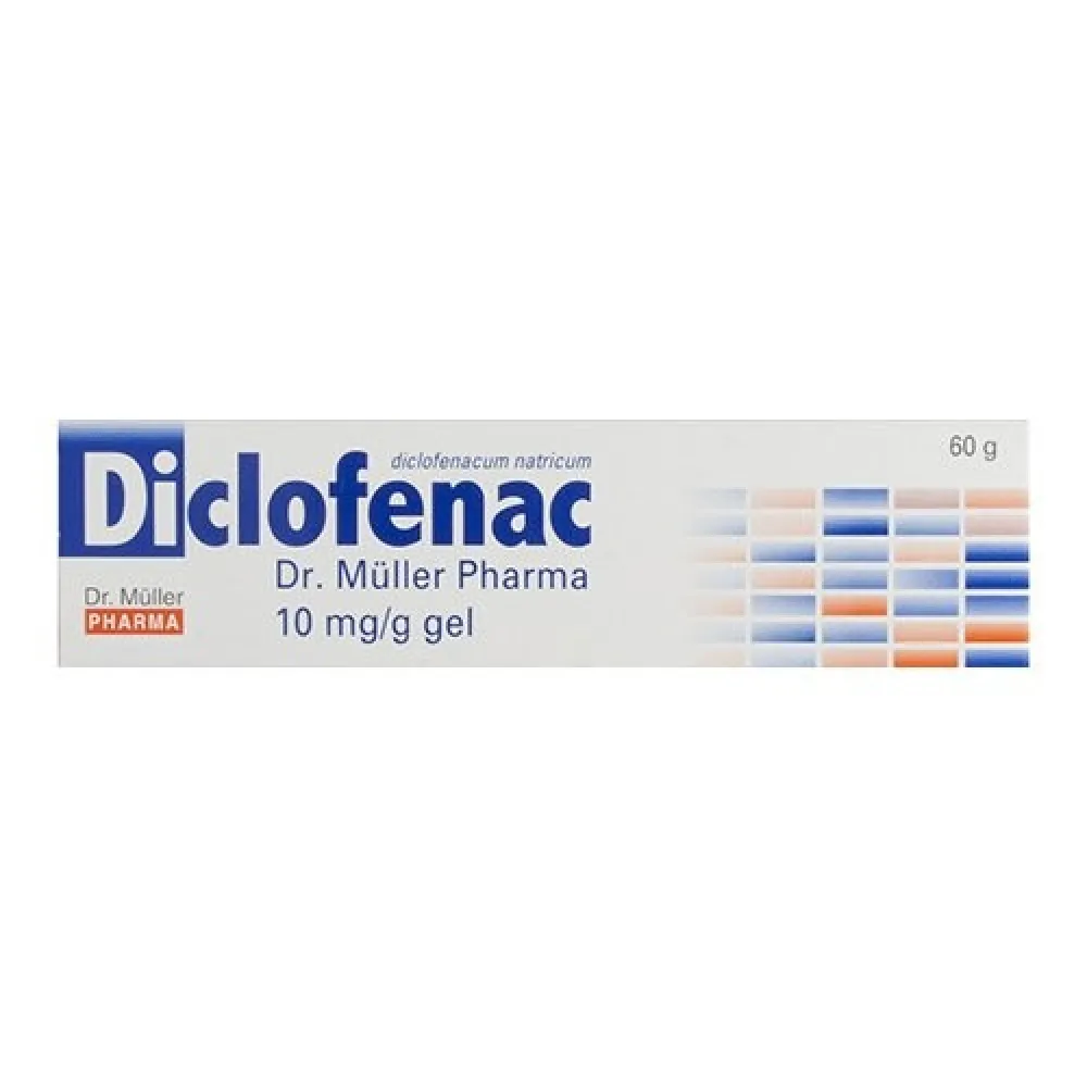 Diclofenac Dr.Müller Pharma 10mg/g gel 60g