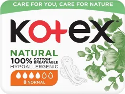 KOTEX Natural vložky Normal 8ks